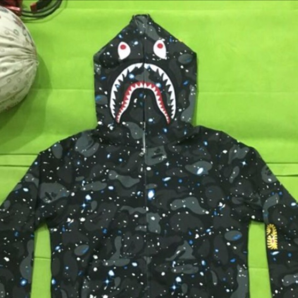 Bape hoodie space camo